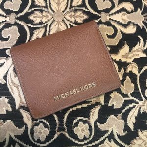Michael Kors Wallet - Small Brown Leather